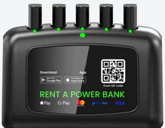 5-slot all-in-one countertop charging station